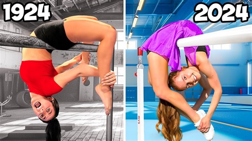 Athletes perform one hundred years of contortion history