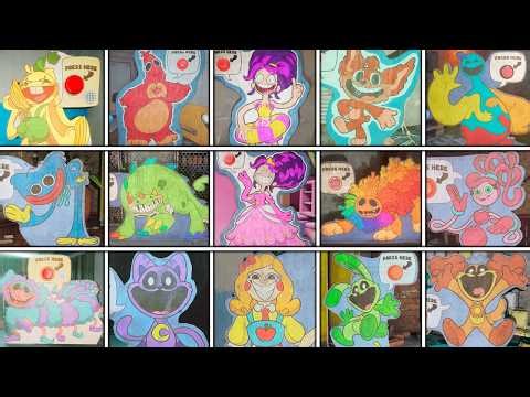 Poppy Playtime: Chapters 1 to 5 - All Cardboard Cutouts