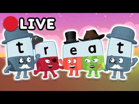 🔴 BOO! The Alphablocks Halloween Marathon! | Learn to Read and Write with the Alphablocks!