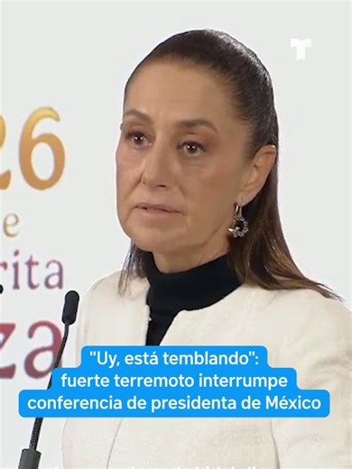 Un fuerte terremoto sacudió el sur y el centro de México el viernes interrumpiendo la primera rueda de prensa de la presidenta Claudia Sheinbaum del nuevo año. El sismo tuvo una magnitud de 6.5 grados, según el Servicio Geológico de Estados Unidos (USGS), y tuvo su epicentro en la costa sur del Pacífico mexicano. Más información en el link. #mexico #terremoto #claudiasheinbaum