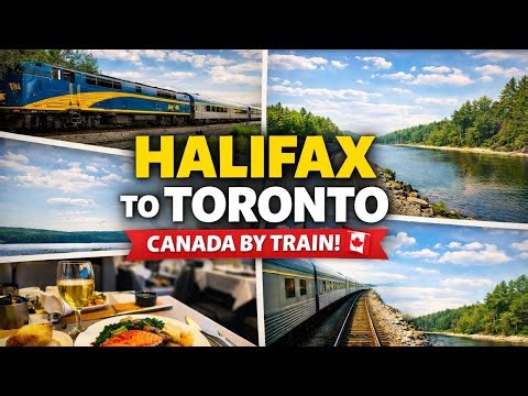 Halifax to Toronto by Train 🇨🇦 | VIA Rail Sleeper Cabin, Station & Onboard Experience