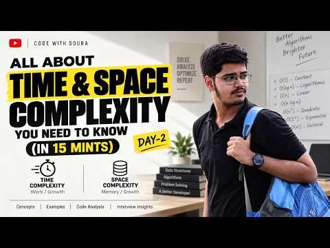 All about Time & Space Complexity you need to know (In 15 mints)