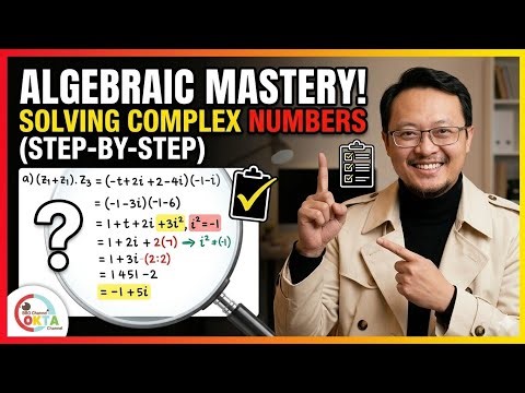 Algebraic Mastery | Solving Multi-Step Complex Number Operations