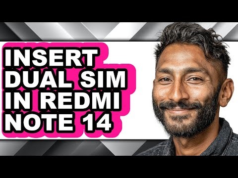 How to Insert Dual Sim in Redmi Note 14 (updated)