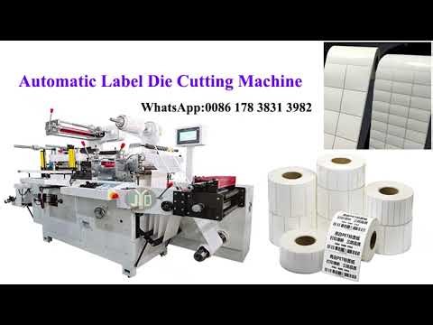 Automatic Label Die Cutting Machine | Save Time & Money! High Precision for Sticker Label Needs