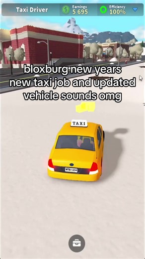 WOW im already addicted to the new taxi driver job in this game lol! what do you think!? #bloxburg #welcometobloxburg #roblox #fyp #fypシ