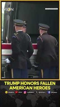 Trump Attends Dignified Transfer Ceremony Honoring Four Fallen U.S. Troops Killed in Middle East