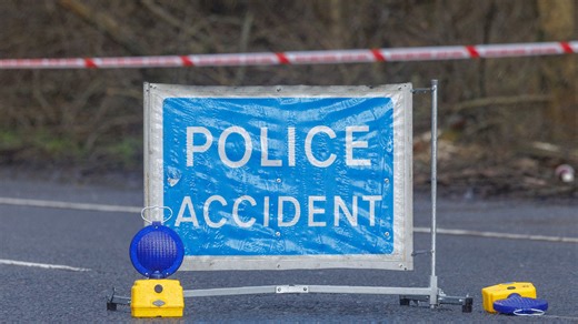 Emergency services at scene of Co Antrim crash