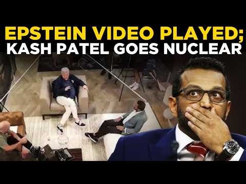 LIVE: Kash Patel's Epstein Video Played In Congressional Hearing; Watch His Outburst | Trump News