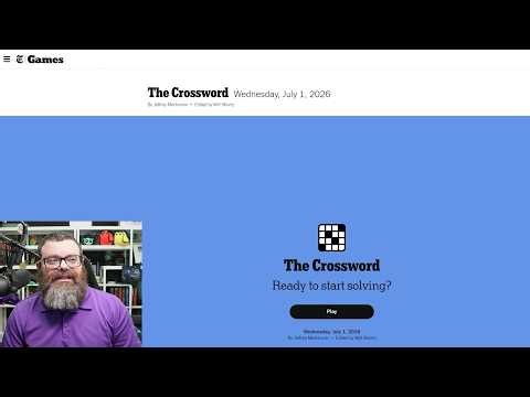 Learning Crossword Week 109 | NYT Crossword Wednesday July 1, 2026