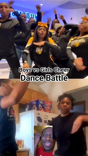 Boys vs Girls Cheer 📣 Dance Moves #cheer #dance #highschool #cheerleading