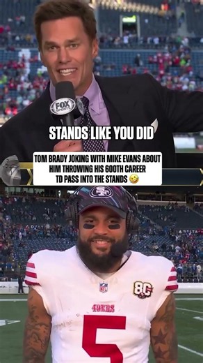 Brady had to remind Mike Evans about that one time 😂 (via @nflonfox)