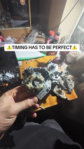 Stator flywheel install on my 2022 YZ125 → 144 build 🔧🔥 Timing has to be perfect or it’s done. First start getting close 👀 Follow the rebuild. #yz125 #yz144 #2stroke #enginerebuild #dirtbike