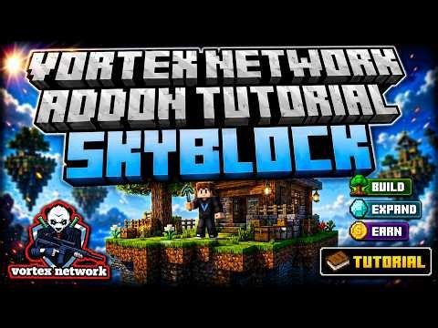 🔥 MINECRAFT BEDROCK SKYBLOCK ADDON! | FULL SETUP TUTORIAL