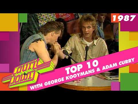 George Kooymans (Golden Earring) roasting the Top 10 hits with Adam Curry (1987) | COUNTDOWN