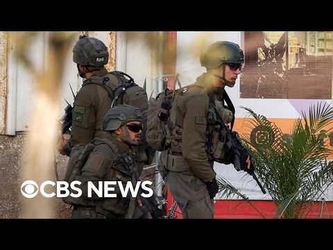 Deadly attack in West Bank prompts Israeli operation