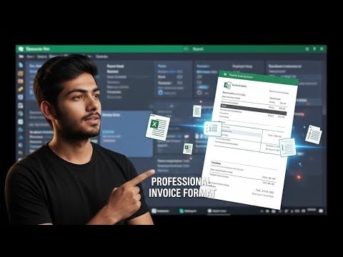 Invoice Designing in Excel | Professional Invoice Layout Step by Step.