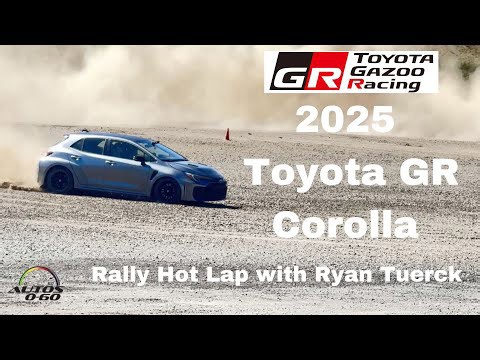 Hot lap de rally del Toyota GR Corolla 2025 con Ryan Tuerck | Papadakis Racing #411 Scandinavian flick