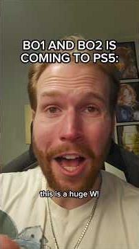 BO1 AND BO2 IS COMING TO PS5 #shorts