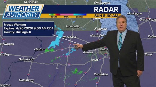 Chicago weather: Unseasonably cold Sunday, then light rain