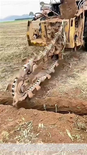 Carving the Channel: How a Tractor-Drawn Ditcher Cuts an Irrigation Trench