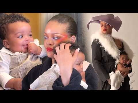 Rihanna Shares Sweet Look at Rocki Behind the Scenes of Their Fashion Shoot