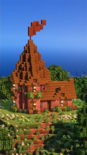 Small Brick House Tutorial #minecraft
