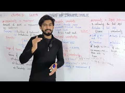 Chapter 1:- lec # 4: Absolute uncertainty. #education #measurement #uncertainity #concept #physics