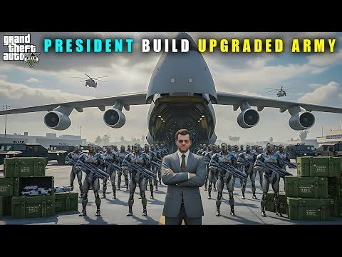 GTA 5 : MICHAEL BUILD NEW UPGRADED CYBORG ARMY || BB GAMING