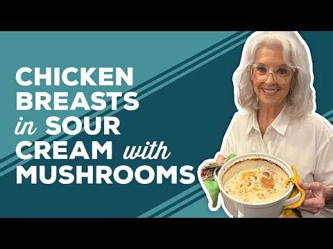 Love & Best Dishes: Chicken Breasts in Sour Cream with Mushrooms Recipe | Chicken Dinner Ideas