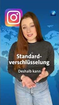 Instagram: Ende-zu-Ende-Verschlüsselung bei DMs #tagesschau #nachrichten #chat
