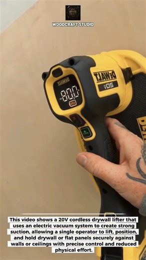 20V Cordless Drywall Lifter Tool #Drywall #Construction #Tools