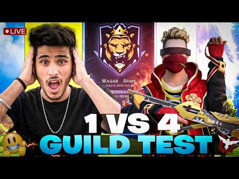 Guild Test 1vs2 Clash Squed😲Free Fire Live Guild Test🤩 #guildtestlive #freefirelive #ffguildtest