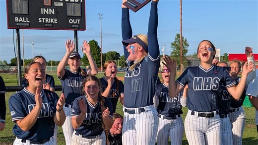 Eight months after bus crash, Minco softball making history with slowpitch state berth