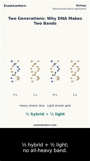 Two Generations: Why DNA Makes Two Bands | ExamLantern