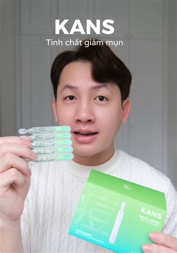 15 ngày giải cứu làn da với mấy cái ống này… da vừa dầu vừa mụn thì xài thử nha ✨ #TinhChấtGiảmMụnKANS #serumkansdung1lan #acne #KANSANTIACNEESSENCE #kans_officialvietnam