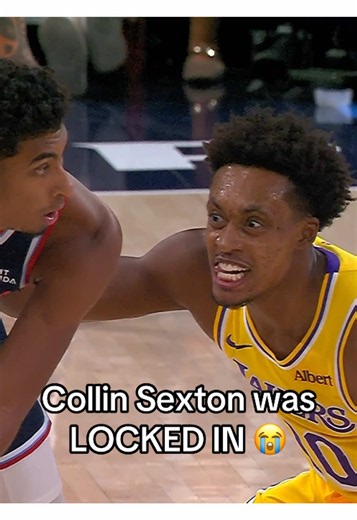 Collin Sexton defense INTENSE 🤣 #nba #basketball #lakers #collinsexton #nbabasketball