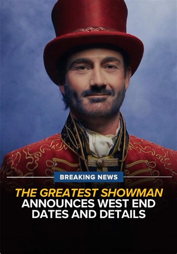 THIS IS THE MOMENT WE’VE WAITED FOR! The brand-new stage adaptation of The Greatest Showman will open at Theatre Royal Drury Lane in spring 2027. Get dates and on-sale details at the WhatsOnStage website. #TheGreatestShowman #Musical #WestEnd #MusicalTheatre