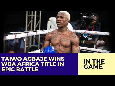 Taiwo 'Esepo' Agbaje Wins WBA Africa Lightweight Title in Thrilling Unanimous Decision