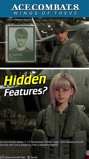 Cool Hidden Wingmen Gameplay Features in Ace Combat 8