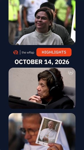 Today’s headlines: Sara Duterte, Rodrigo Duterte, Pope Leo XIV | The wRap | October 14, 2026