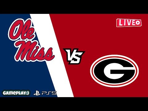 GAMEPLAY EA SPORTS College Football 26 🔥 Georgia vs Ole Miss | Next-Gen PS5 Football