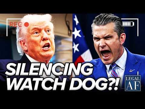 Trump Pentagon FIRES WATCHDOG who DEFIED THEM?!?!
