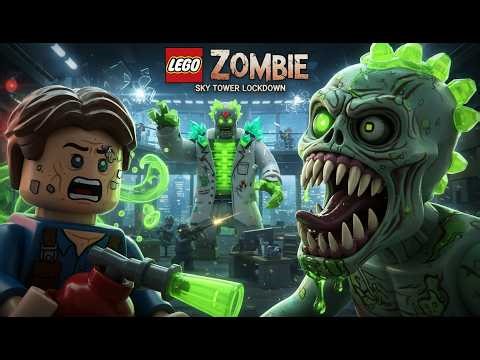 LEGO Zombie Outbreak: Skyscraper Survival Against Alien Virus 🧟🏢🔥 | LEGO Animation | Lego Movie