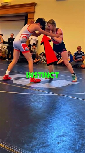Boy vs Girl Wrestling Match Takes an Unexpected Turn 😳 #shorts #wrestling #trending