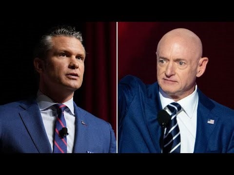Mark Kelly drops BOMB on Pete Hegseth for trying to downgrade his rank