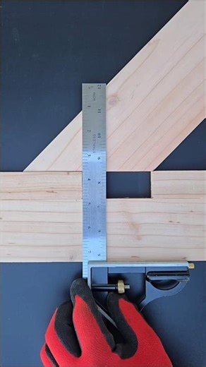 Perfect Wood Joint (BEGINNER FRIENDLY) #shorts #woodworking #how