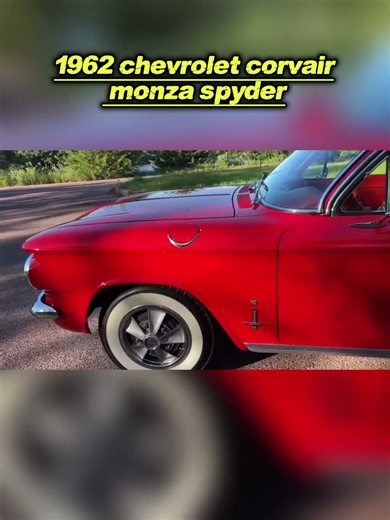 1962 chevrolet corvair monza spyder