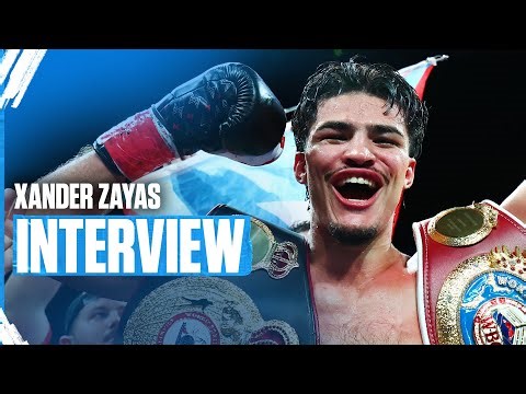 Xander Zayas Calls Out Josh Kelly, Ready for Anyone at 154 lbs | POST-FIGHT INTERVIEW