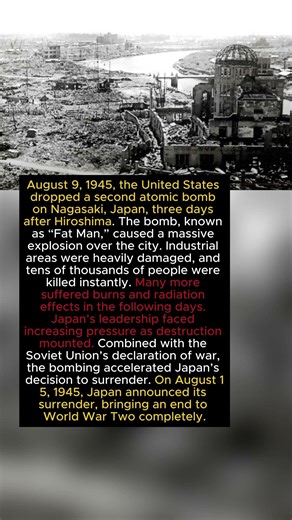 Nagasaki: The Second Atomic Strike (1945)